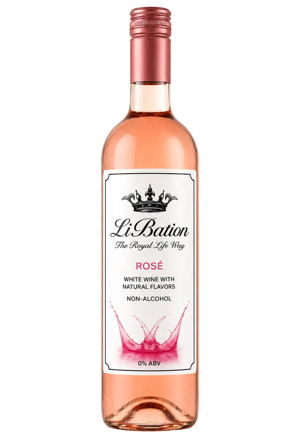 Non-Alcoholic Rose' Wine