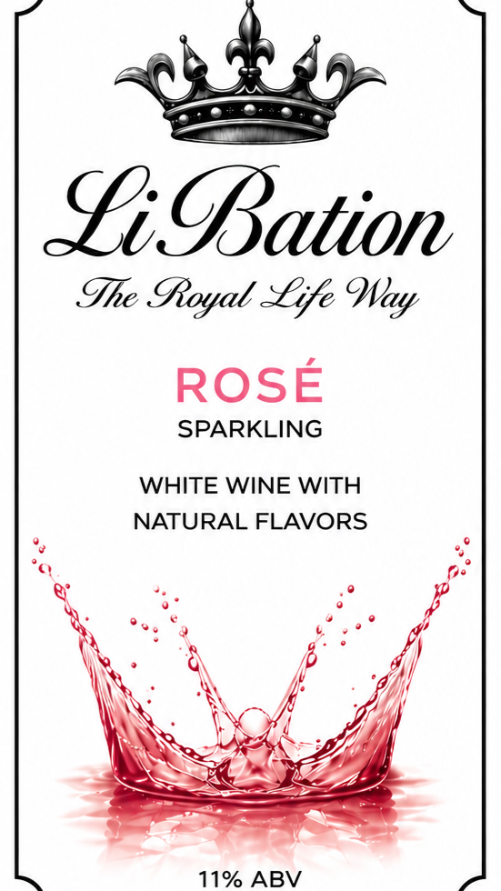 Sparkling Rose' Wine